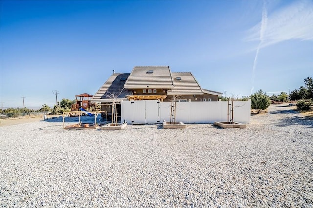 view of rear view of house