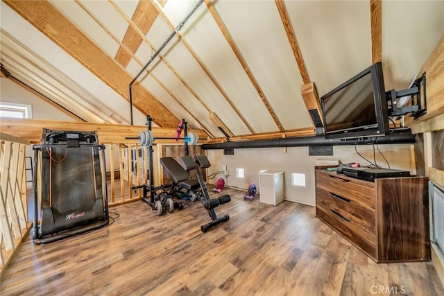 unfinished attic with plenty of natural light