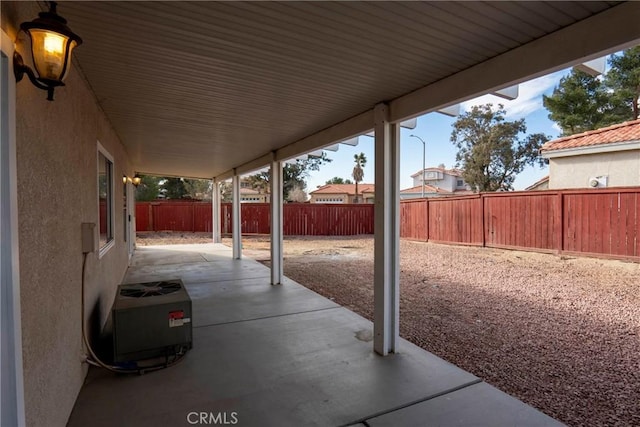 view of patio / terrace with cooling unit