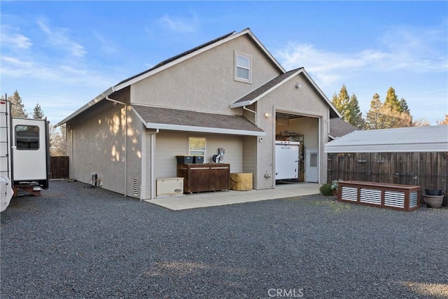 view of front of property with a patio area