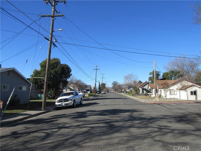 view of road