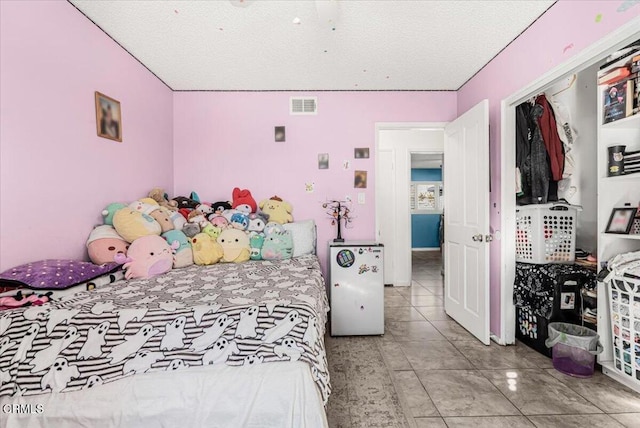 view of tiled bedroom