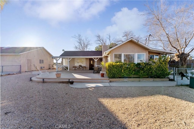 view of rear view of property