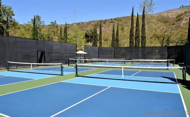 view of sport court