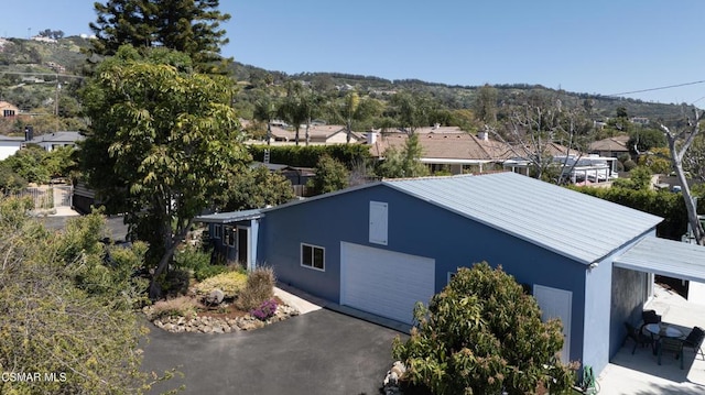 view of outbuilding with a garage