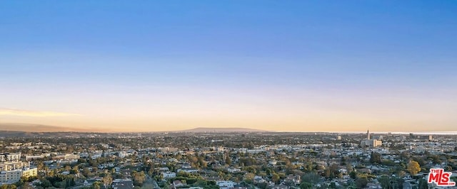 exterior space featuring a mountain view