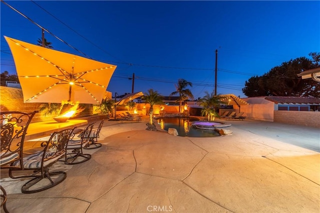 view of patio