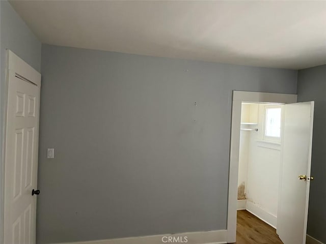 interior space featuring dark hardwood / wood-style flooring