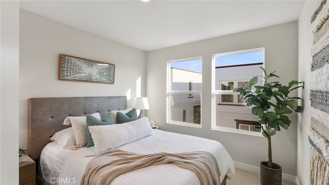 bedroom featuring carpet flooring