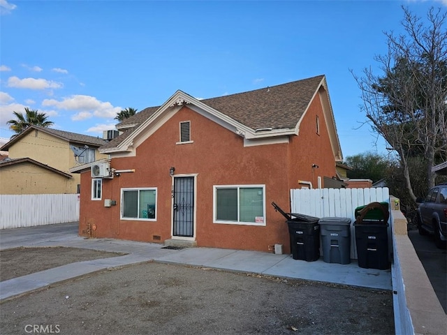 view of rear view of house