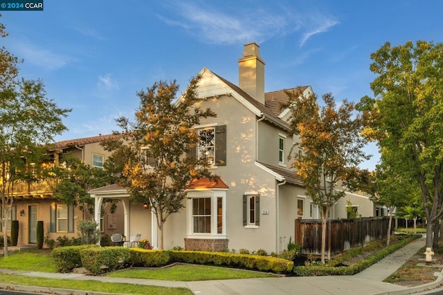 view of front of home