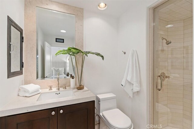 35 Brindisi, Laguna Niguel, CA 92677 - bathroom with vanity and a stall shower