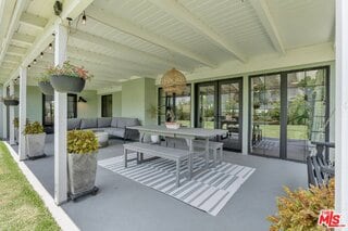 view of patio / terrace with an outdoor living space