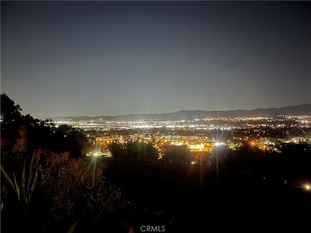 city view with a mountain view