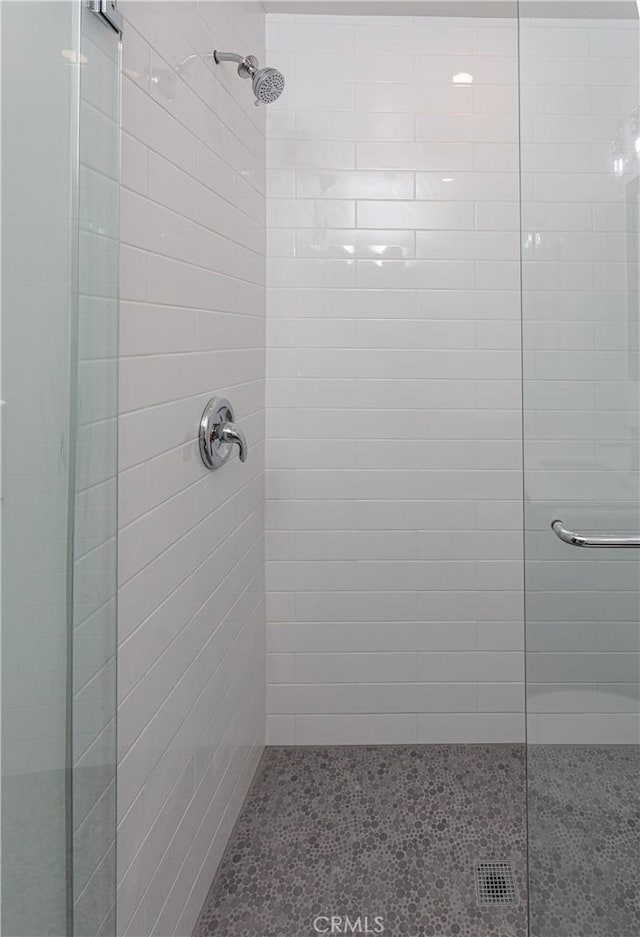 bathroom with an enclosed shower