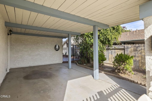 view of patio