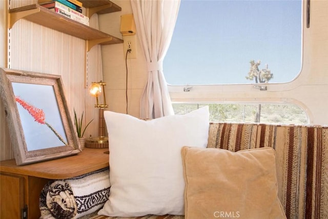 sitting room with plenty of natural light