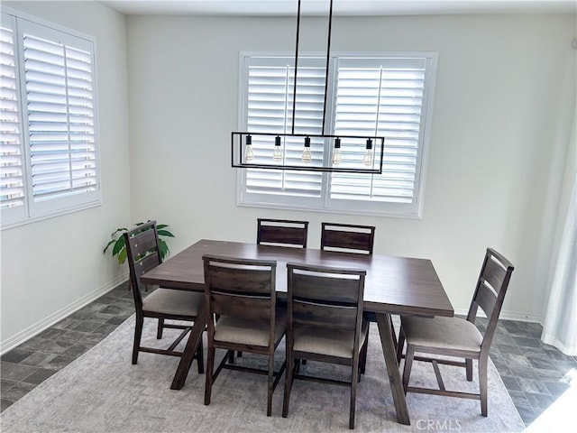 view of dining room