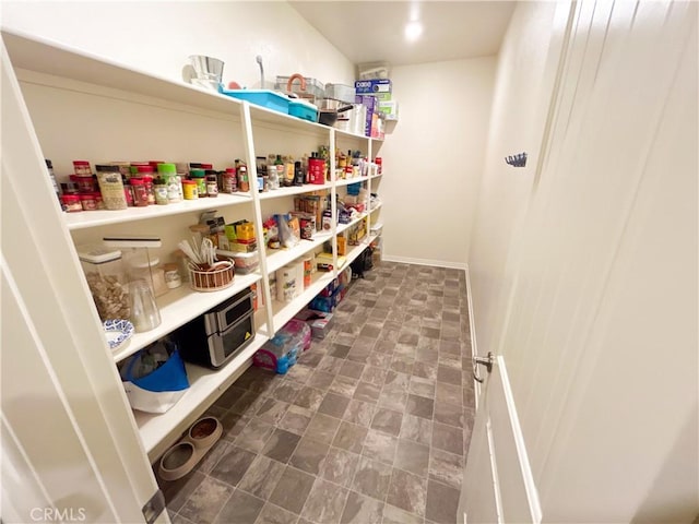 view of pantry