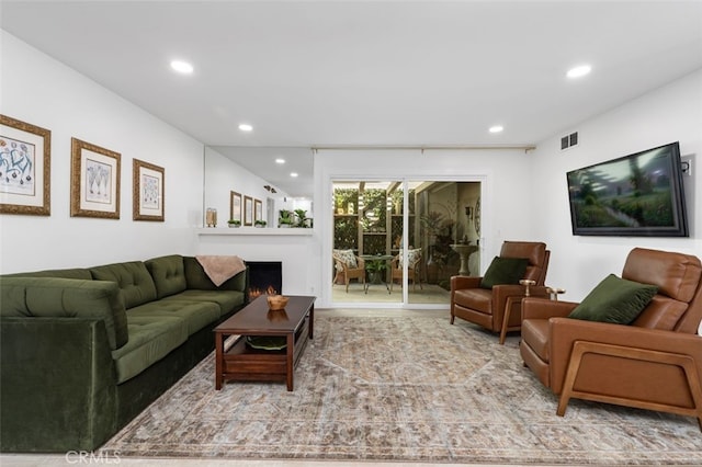 view of living room