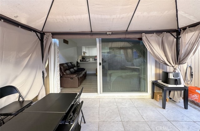 interior space featuring tile patterned floors