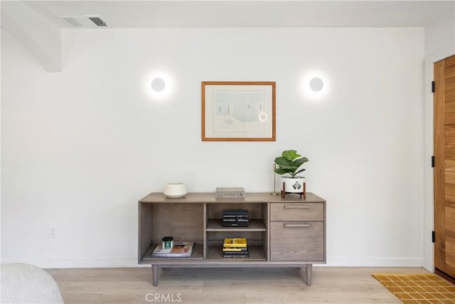 interior details with wood-type flooring