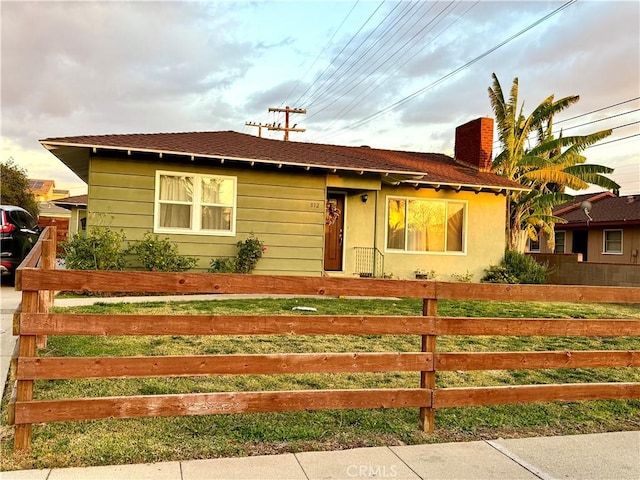 view of front of house