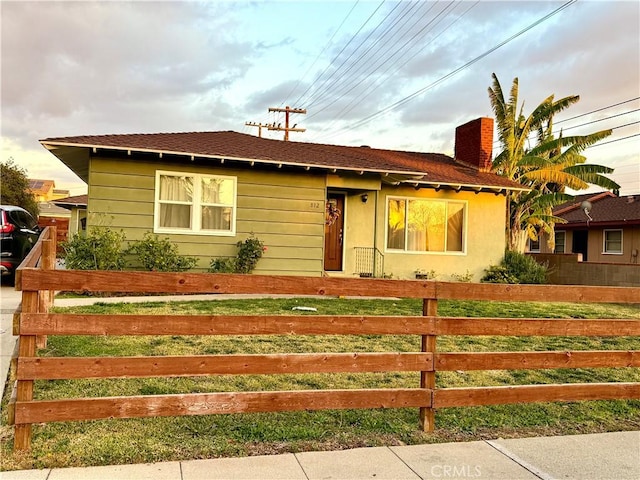 view of front of house