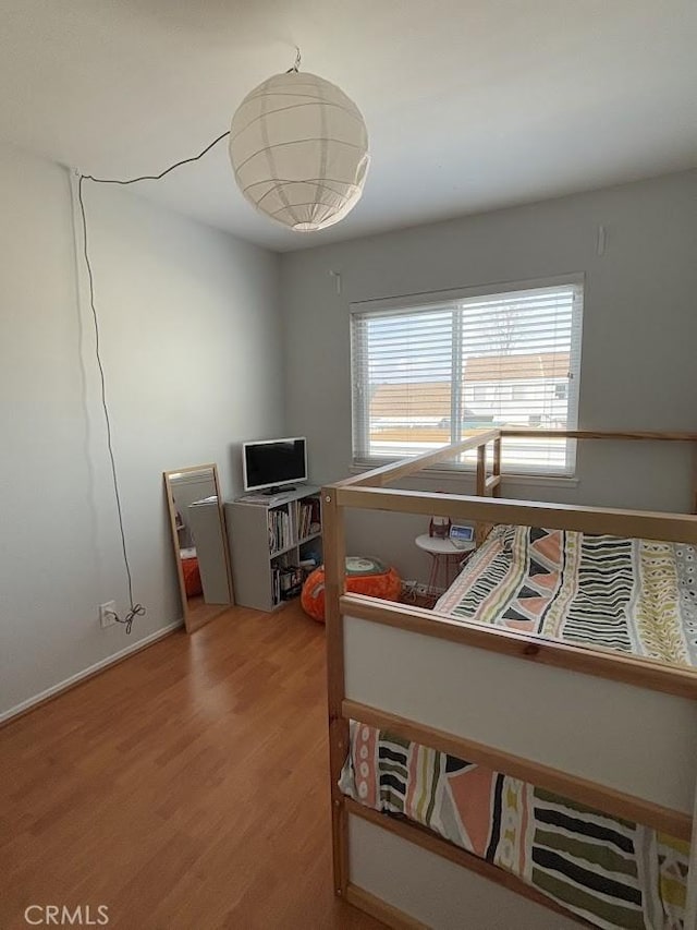 interior space with hardwood / wood-style floors