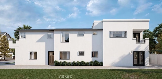 364 Mccarthy Ave, Oceano, CA 93445 - exterior space with a balcony, stucco siding, and a front lawn