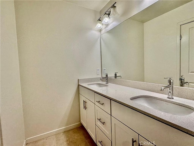 148 Stage, Irvine, CA 92618 - bathroom with vanity and tile patterned floors