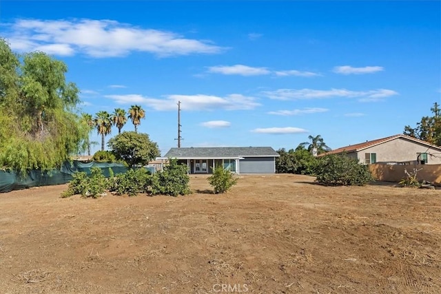 view of front of home