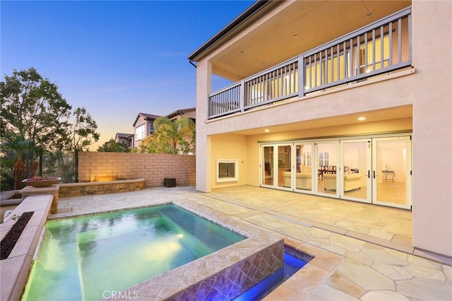 2598 E Temblor Ranch Dr, Brea, CA 92821 - view of pool featuring fence and a patio