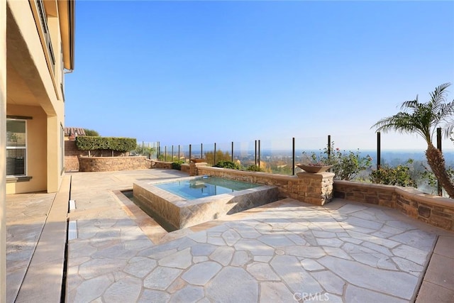 2598 E Temblor Ranch Dr, Brea, CA 92821 - view of swimming pool with an in-ground hot tub and a patio area
