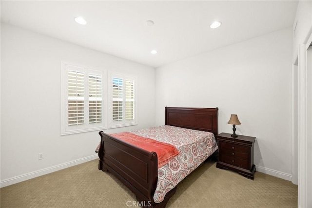 2598 E Temblor Ranch Dr, Brea, CA 92821 - bedroom with carpet flooring, baseboards, and recessed lighting