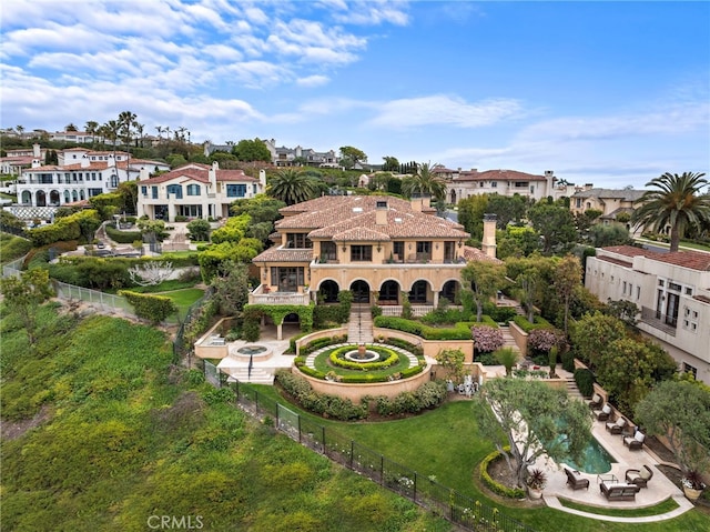 bird's eye view