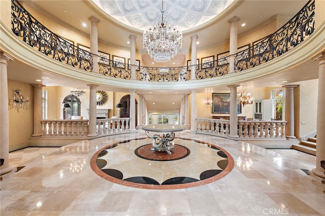 view of community lobby