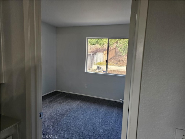 unfurnished room featuring carpet