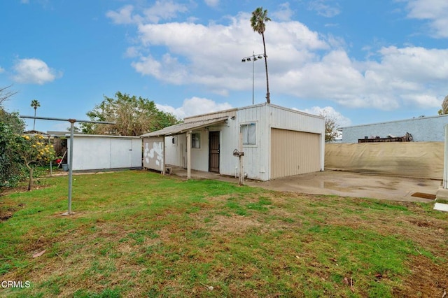 view of outbuilding featuring an outdoor structure