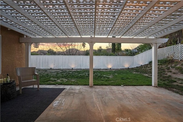 30431 Sunrose Pl, Canyon Country, CA 91387 - fenced backyard featuring a pergola and a patio area