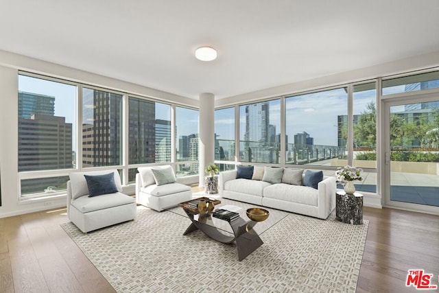 sunroom featuring plenty of natural light