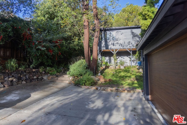 view of home's exterior with a patio area