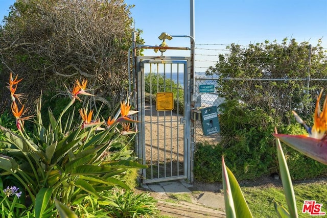 view of gate