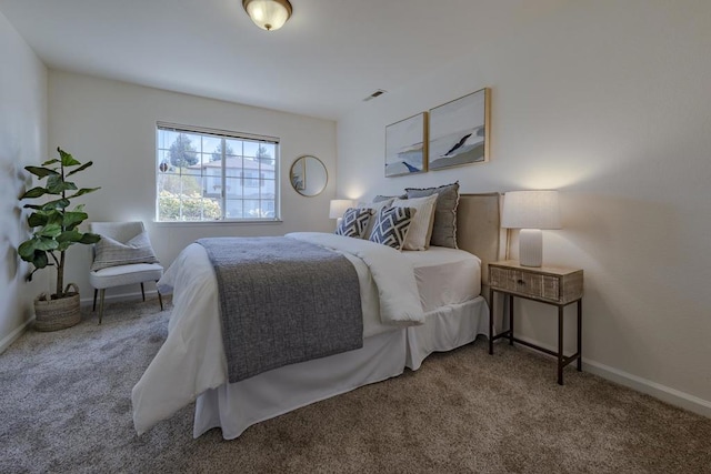 bedroom featuring carpet flooring