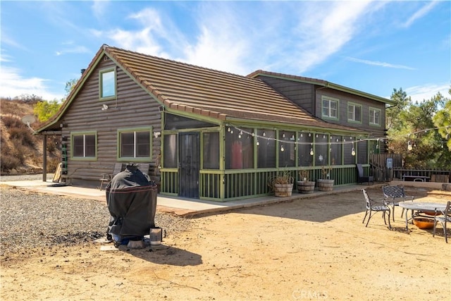 exterior space featuring a patio area