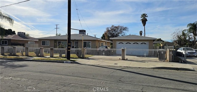 view of ranch-style house