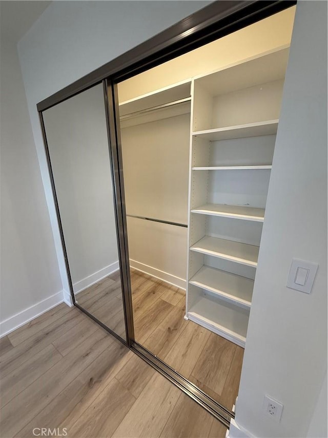 view of closet