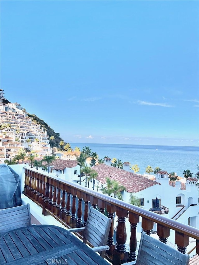 30 Camino De Flores Unit 71, Avalon, CA 90704 - wooden terrace featuring a water view