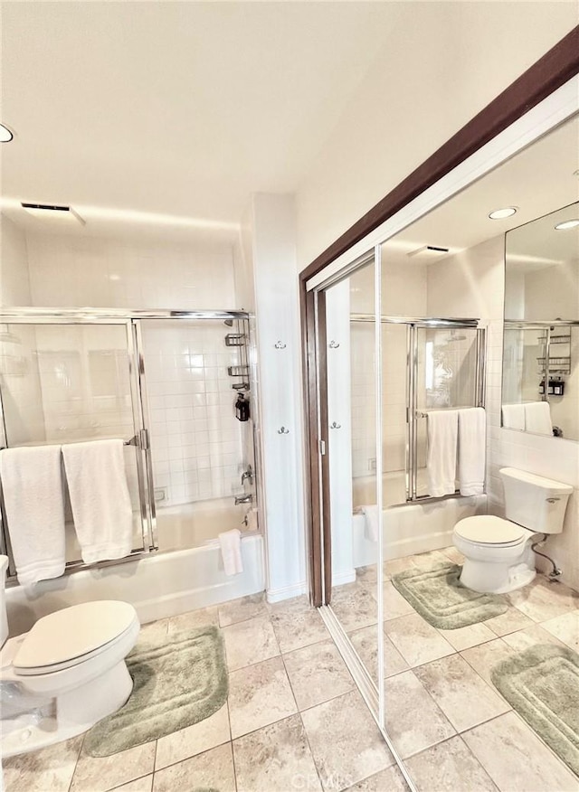 30 Camino De Flores Unit 71, Avalon, CA 90704 - full bath with enclosed tub / shower combo and tile patterned floors