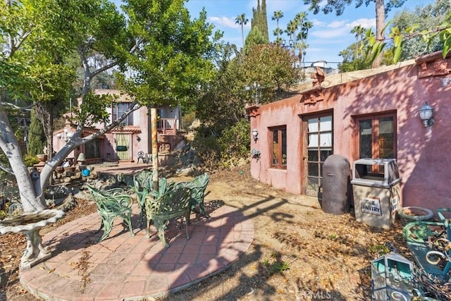 exterior space featuring a patio